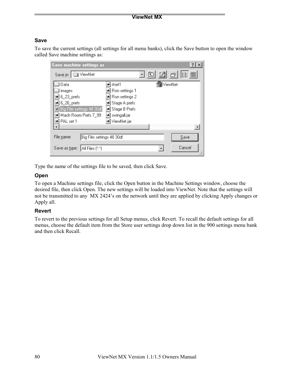 Teac MX-2424 v1.15 User Manual | Page 80 / 121