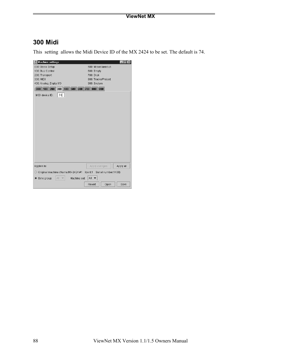 Teac MX-2424 v1.15 User Manual | Page 88 / 121