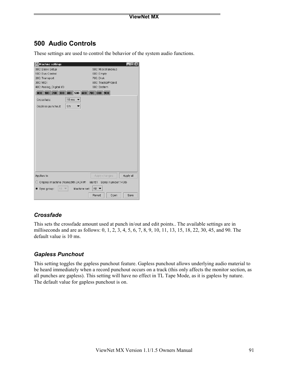 Teac MX-2424 v1.15 User Manual | Page 91 / 121