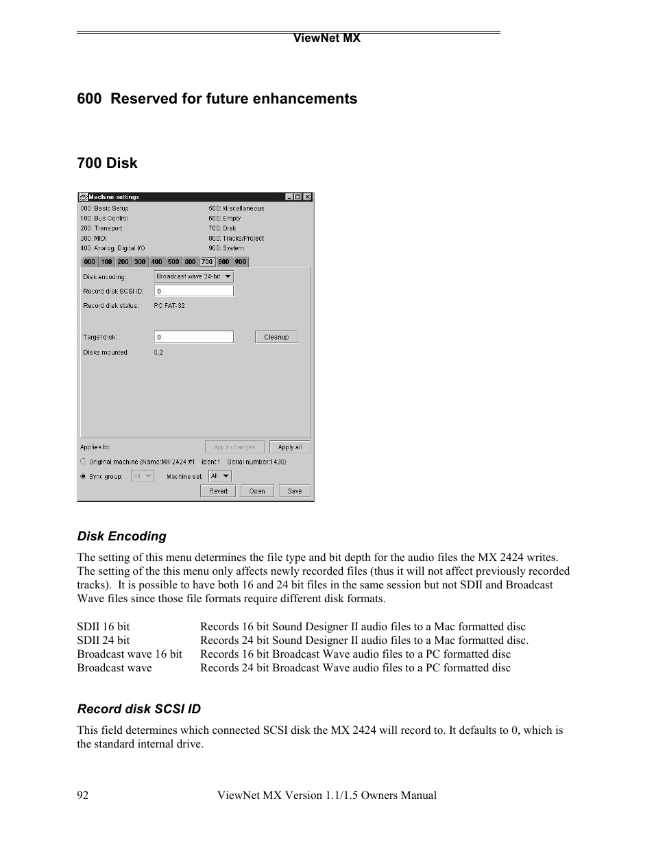 Teac MX-2424 v1.15 User Manual | Page 92 / 121