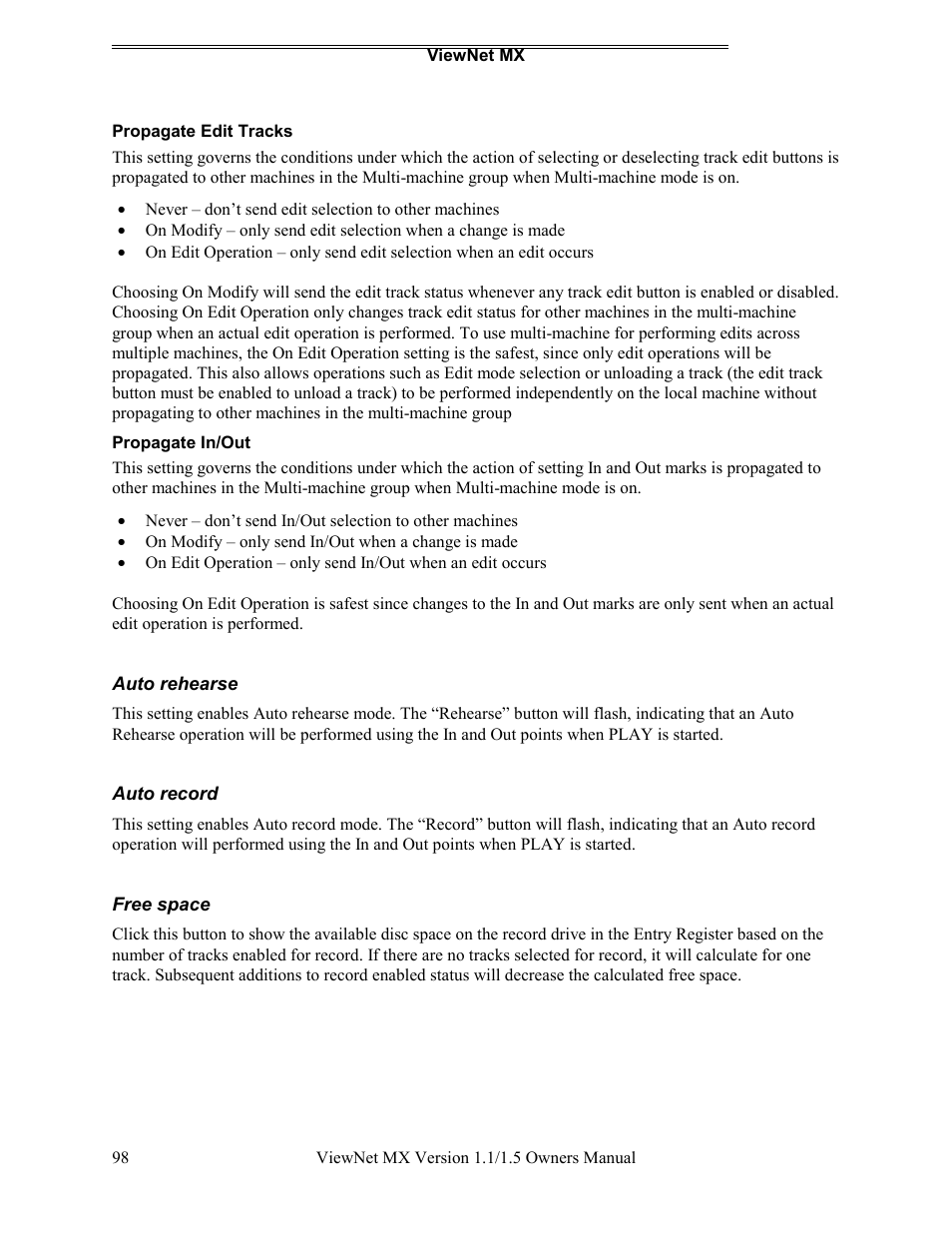 Teac MX-2424 v1.15 User Manual | Page 98 / 121