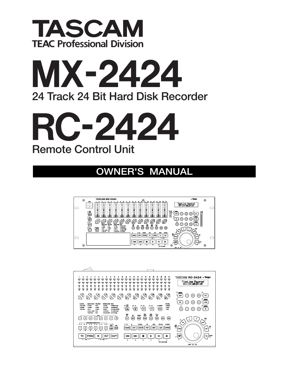 Teac MX-2424 v1.04 User Manual | 67 pages