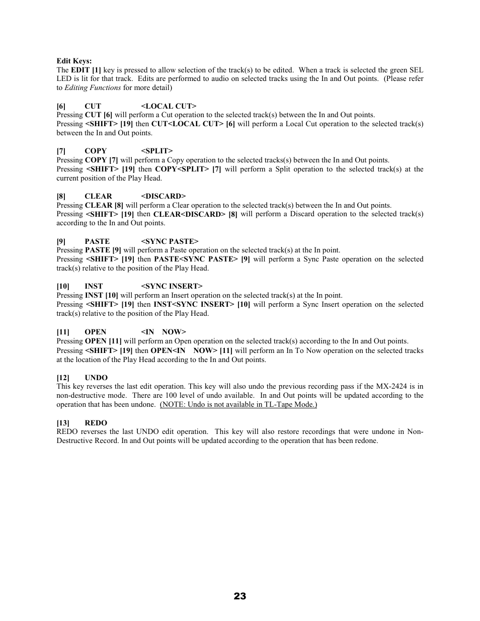 Teac MX-2424 v1.04 User Manual | Page 23 / 67