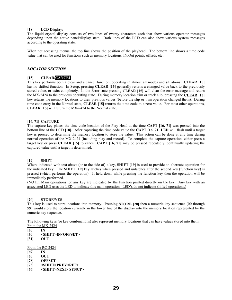 Teac MX-2424 v1.04 User Manual | Page 29 / 67