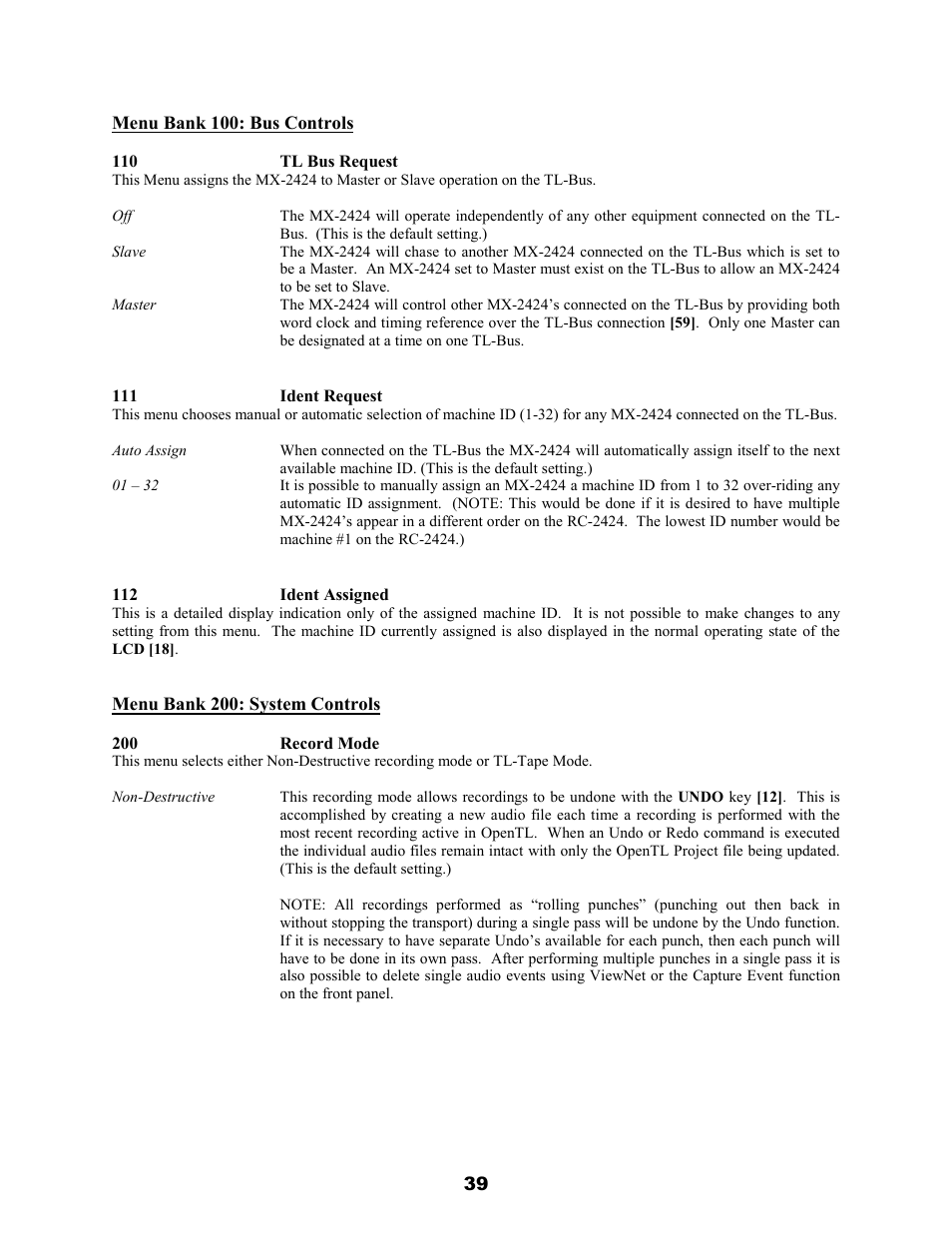 Teac MX-2424 v1.04 User Manual | Page 39 / 67