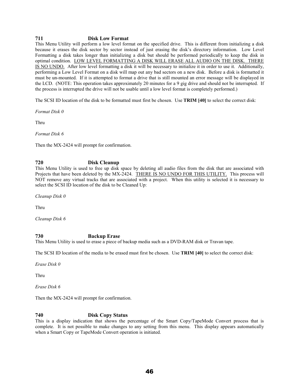 Teac MX-2424 v1.04 User Manual | Page 46 / 67