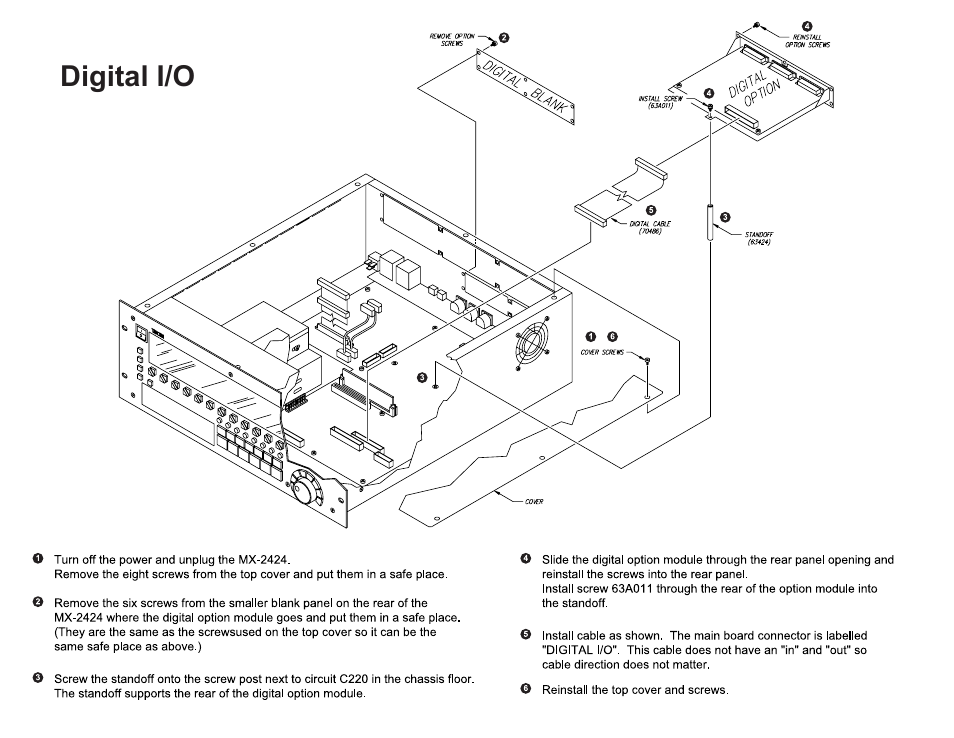 Teac MX-2424 Installation v1.00 User Manual | Page 3 / 4