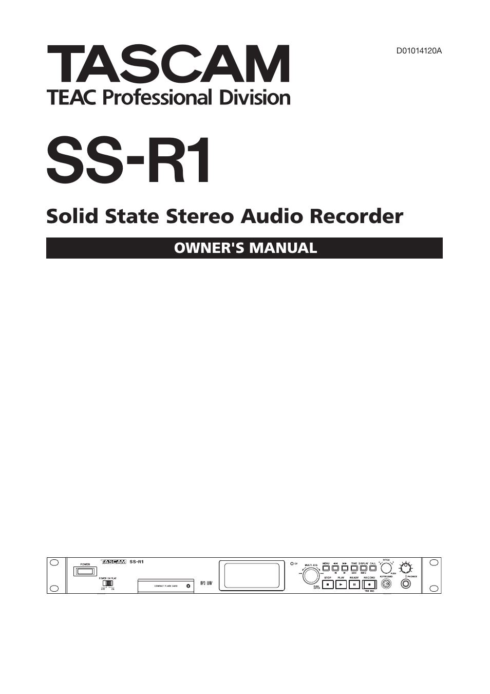 Teac SS-R05 User Manual | 68 pages