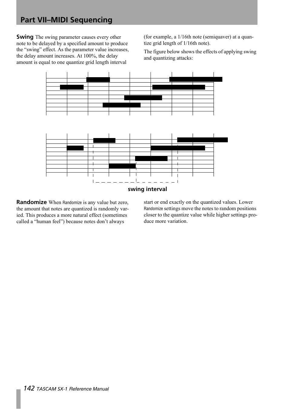 Part vii–midi sequencing | Teac SX-1 Reference Manual User Manual | Page 142 / 213