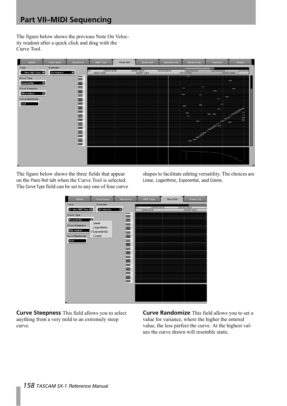 Part vii–midi sequencing | Teac SX-1 Reference Manual User Manual | Page 158 / 213