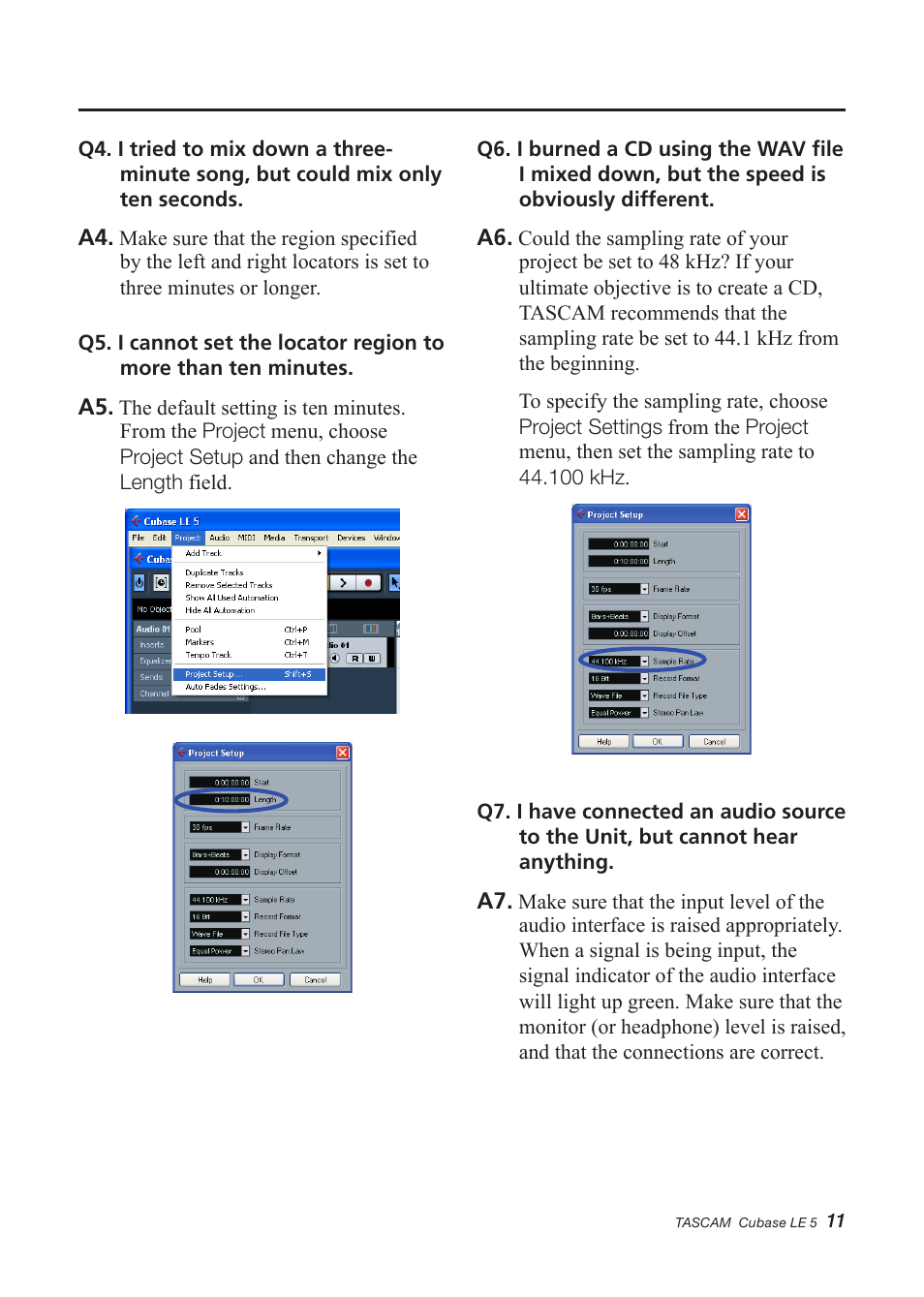 Teac Cubase LE 5 User Manual | Page 11 / 12