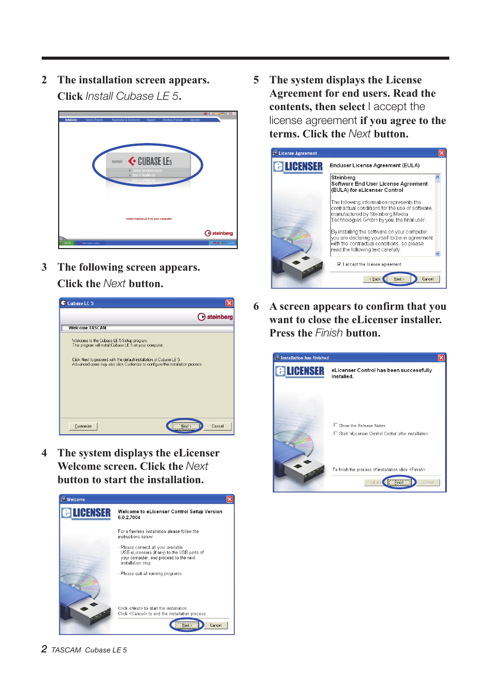 Teac Cubase LE 5 User Manual | Page 2 / 12