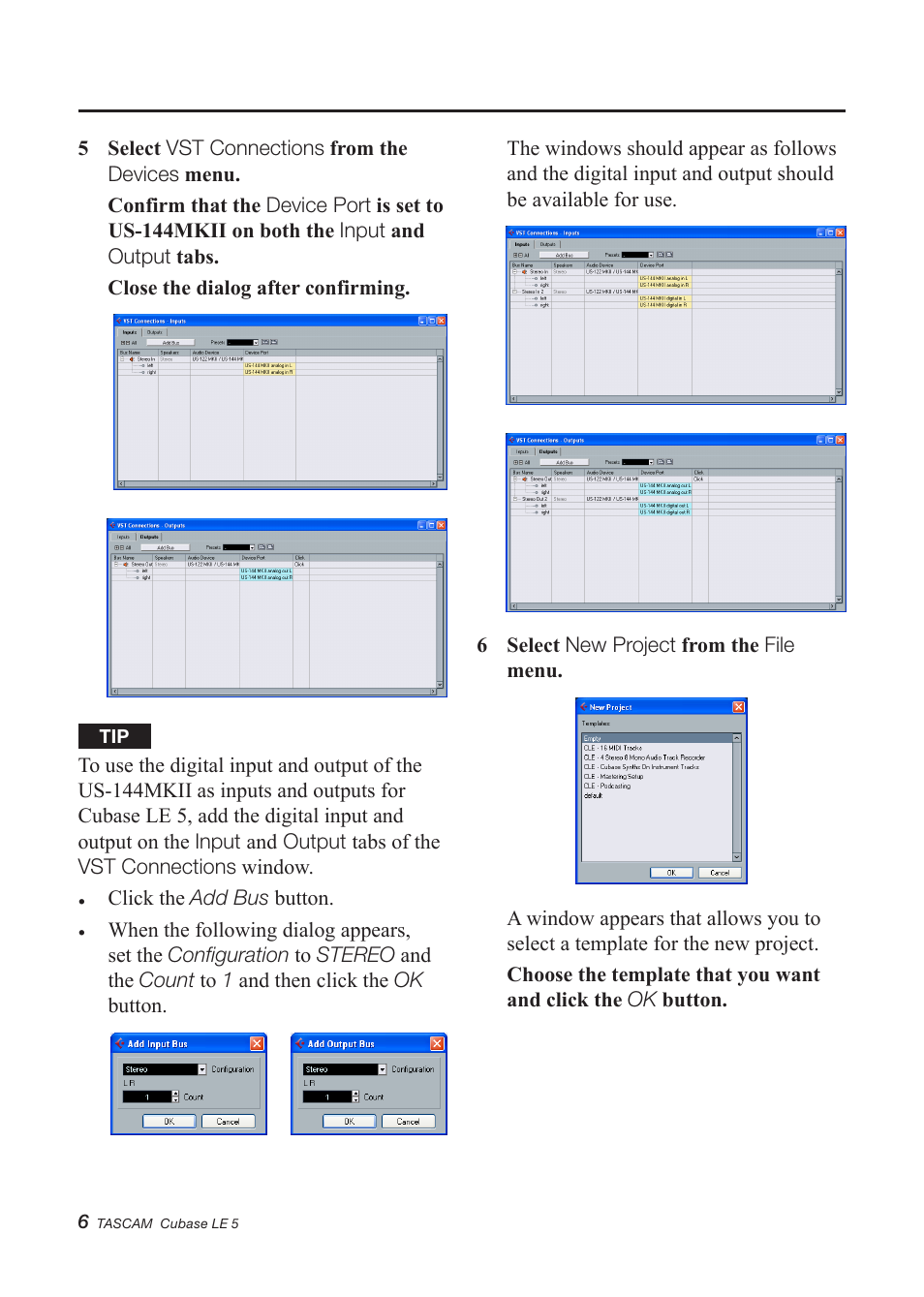 Teac Cubase LE 5 User Manual | Page 6 / 12