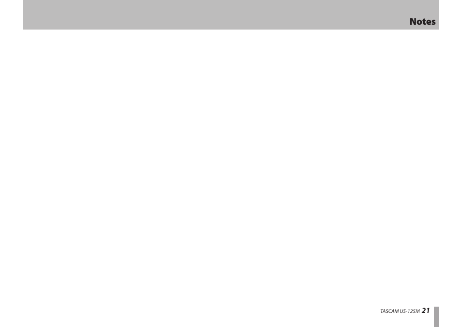 Teac US-125M User Manual | Page 21 / 24