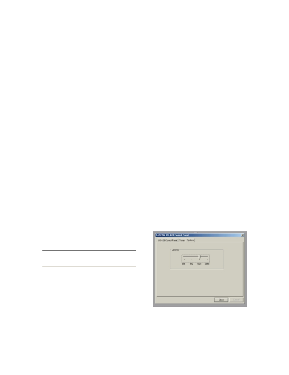 2 buffer size adjustment | Teac US-428 User Manual | Page 24 / 78