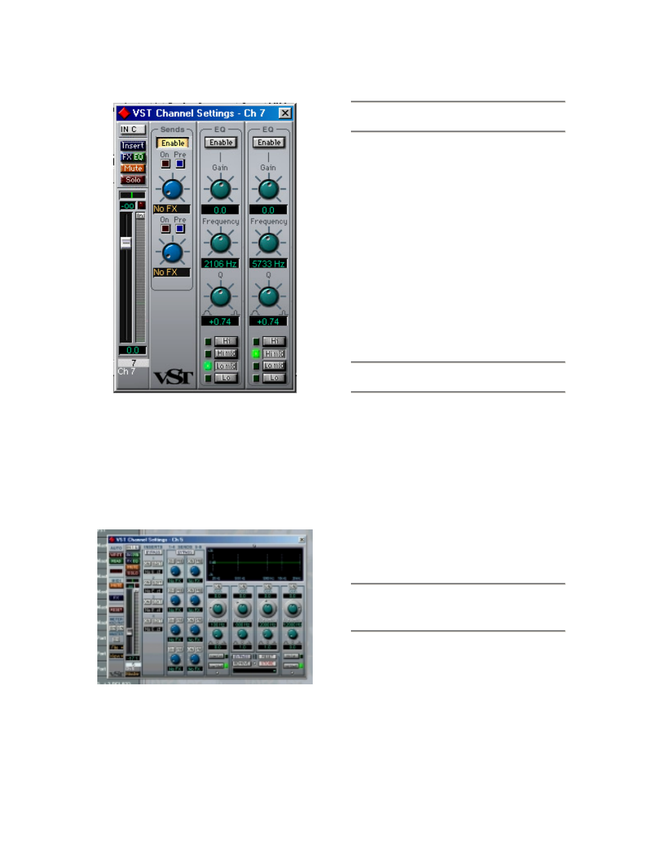 7 aux buttons, 8 data wheel, 9 bank controls and fader null | 9 bank controls and fader | Teac US-428 User Manual | Page 30 / 78