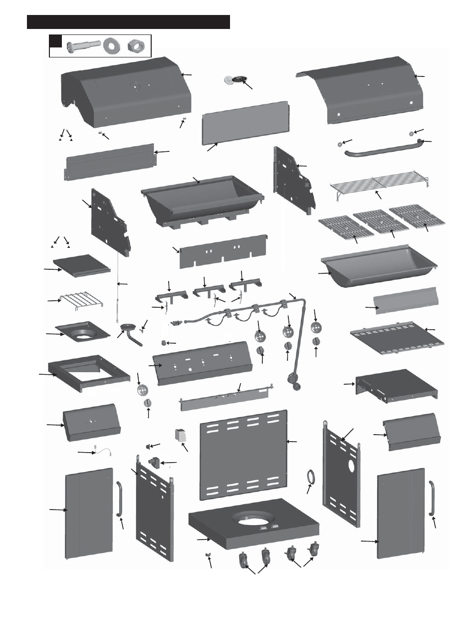 Parts diagram | Char-Broil 463250510 User Manual | Page 12 / 28