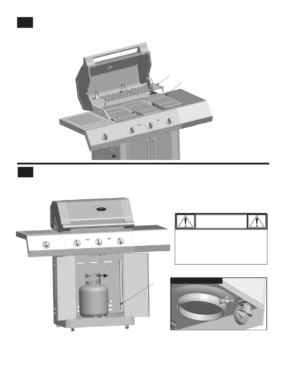 Caution | Char-Broil 463250510 User Manual | Page 22 / 28