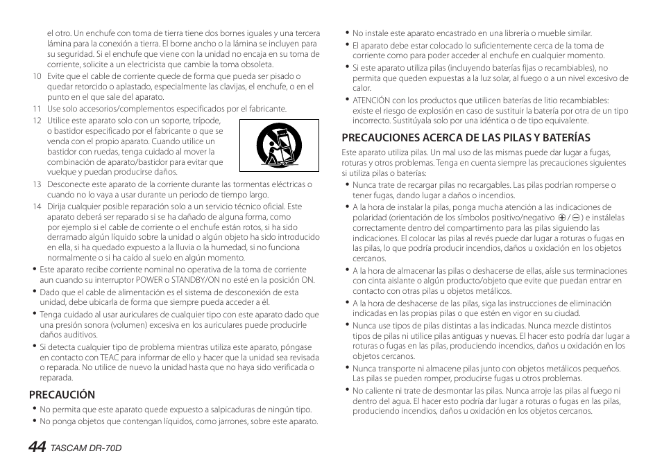 Teac DR-70D User Manual | Page 44 / 128