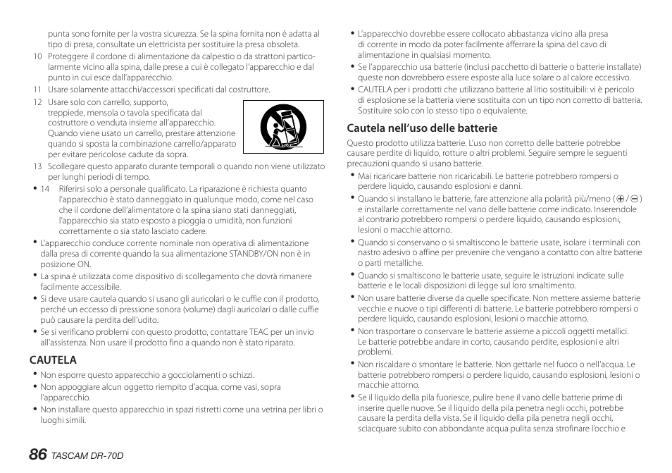 Teac DR-70D User Manual | Page 86 / 128