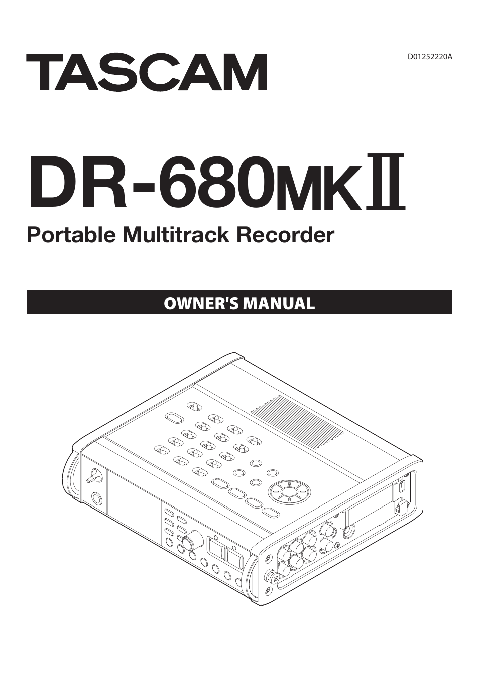 Teac DR-680MKII User Manual | 60 pages