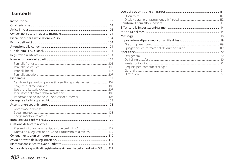 Teac DR-10C User Manual | Page 102 / 148