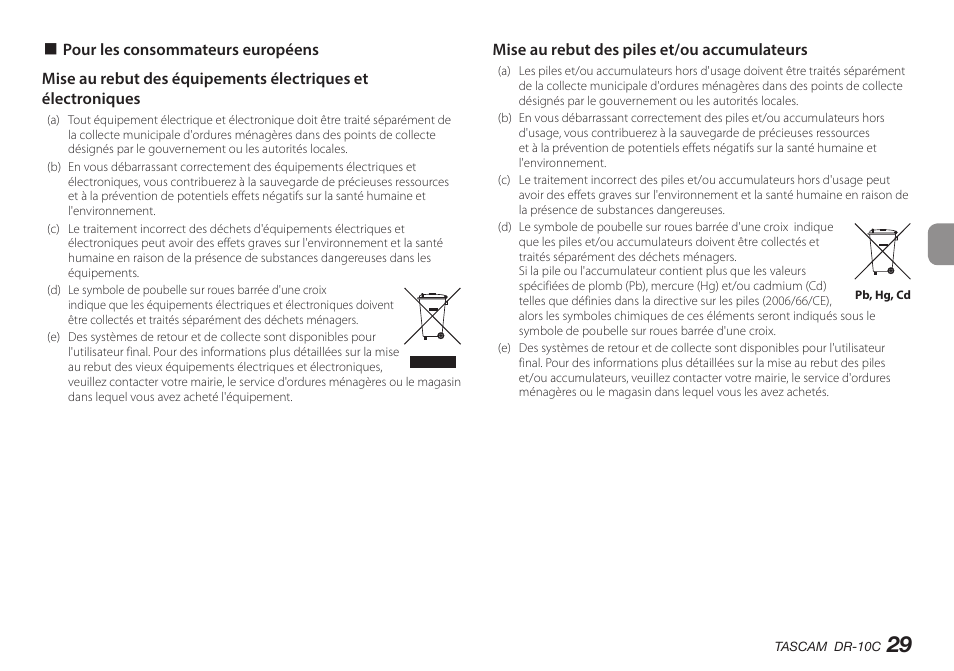 Teac DR-10C User Manual | Page 29 / 148