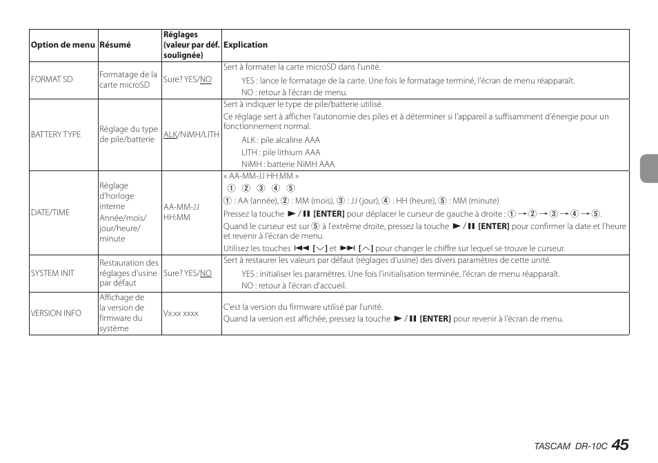 Teac DR-10C User Manual | Page 45 / 148