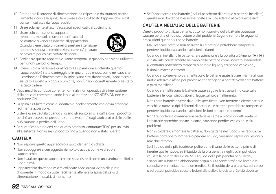 Teac DR-10X User Manual | Page 92 / 132