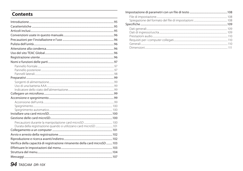 Teac DR-10X User Manual | Page 94 / 132