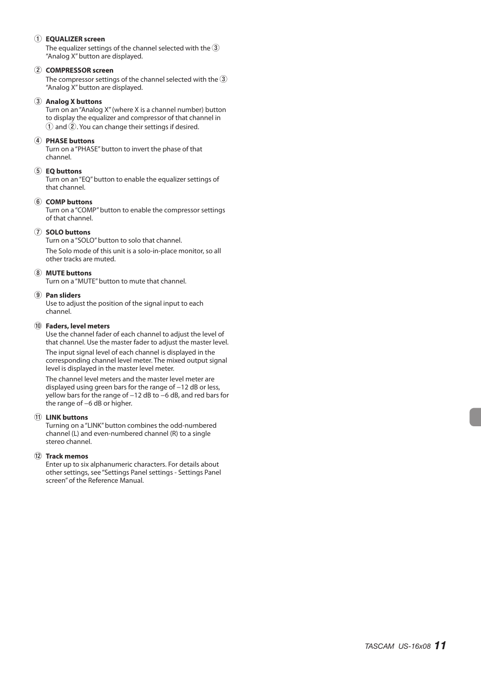 Teac US-16X08 User Manual | Page 11 / 92