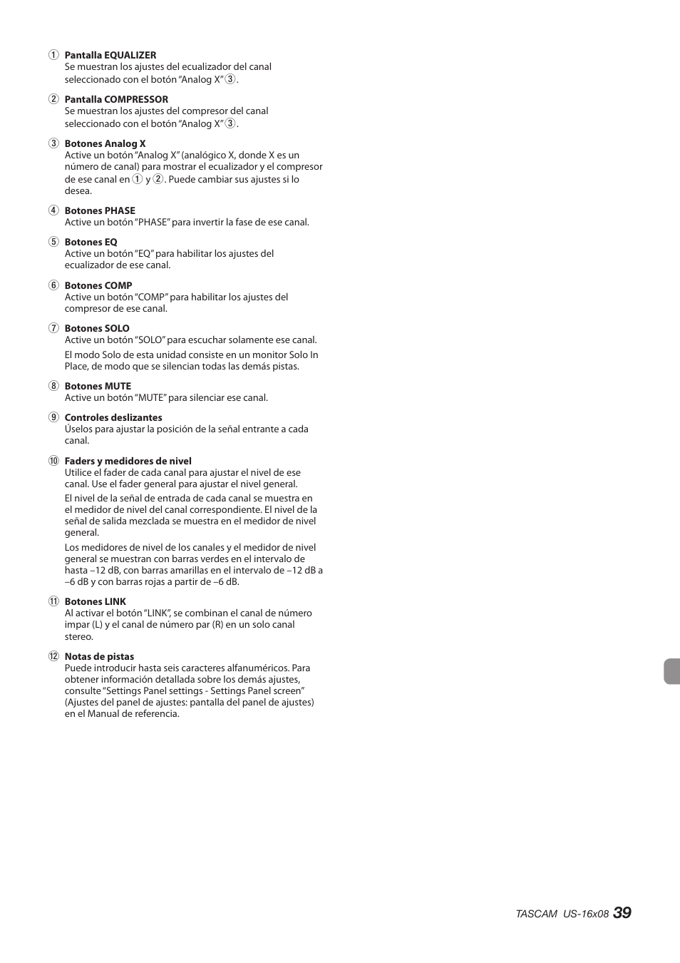 Teac US-16X08 User Manual | Page 39 / 92