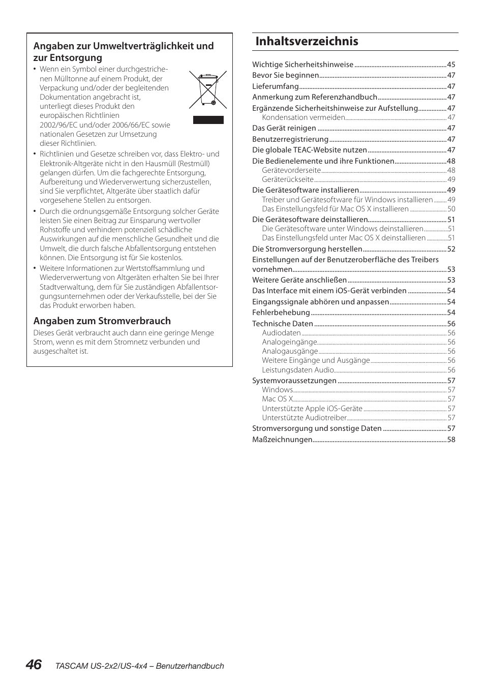 Teac US-2X2 User Manual | Page 46 / 88