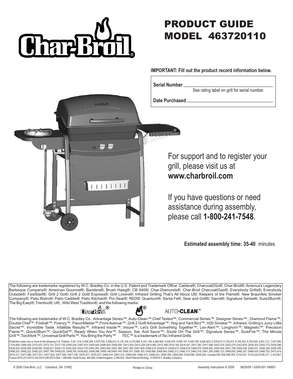 Char-Broil 463720110 User Manual | 32 pages