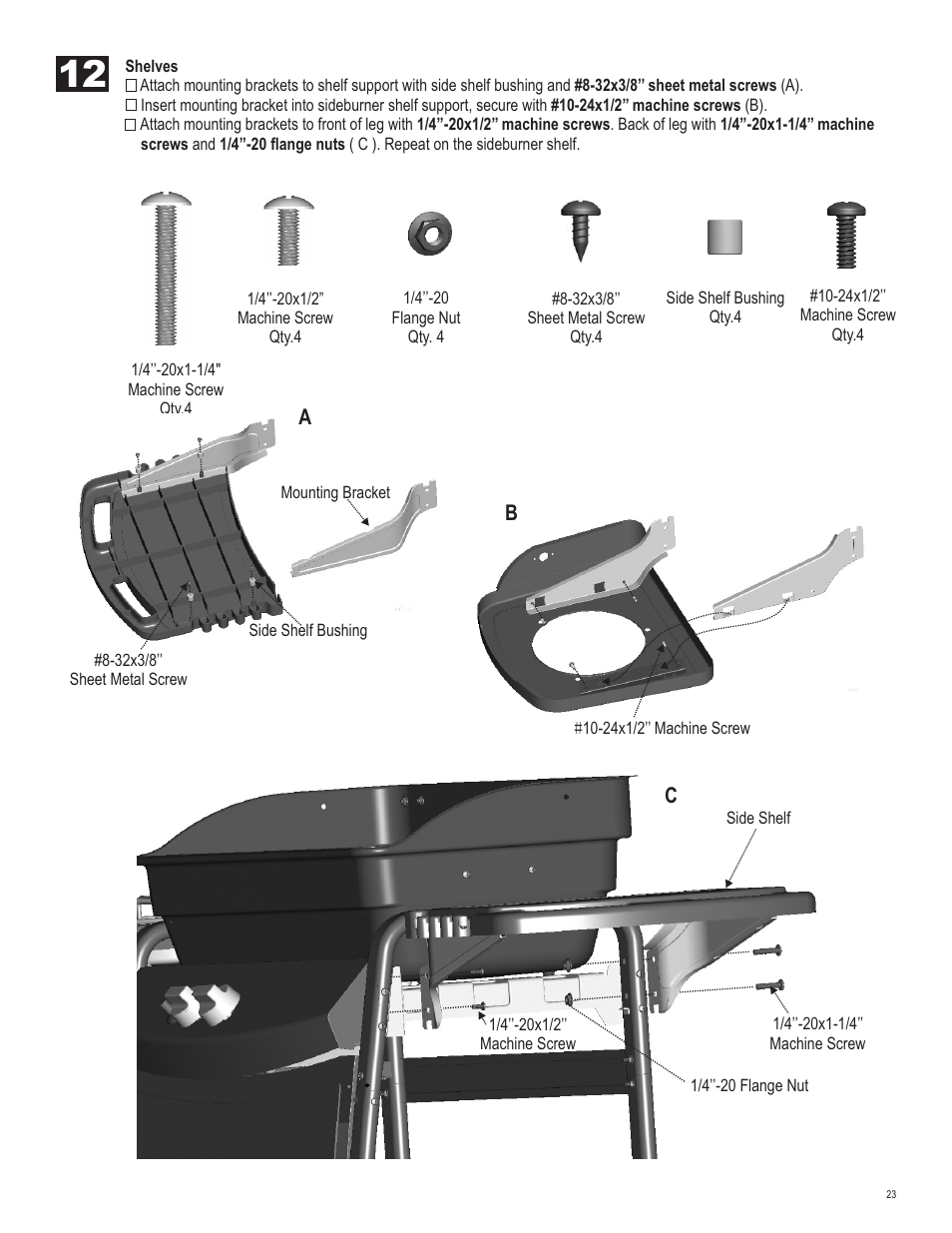 Char-Broil 463720110 User Manual | Page 23 / 32
