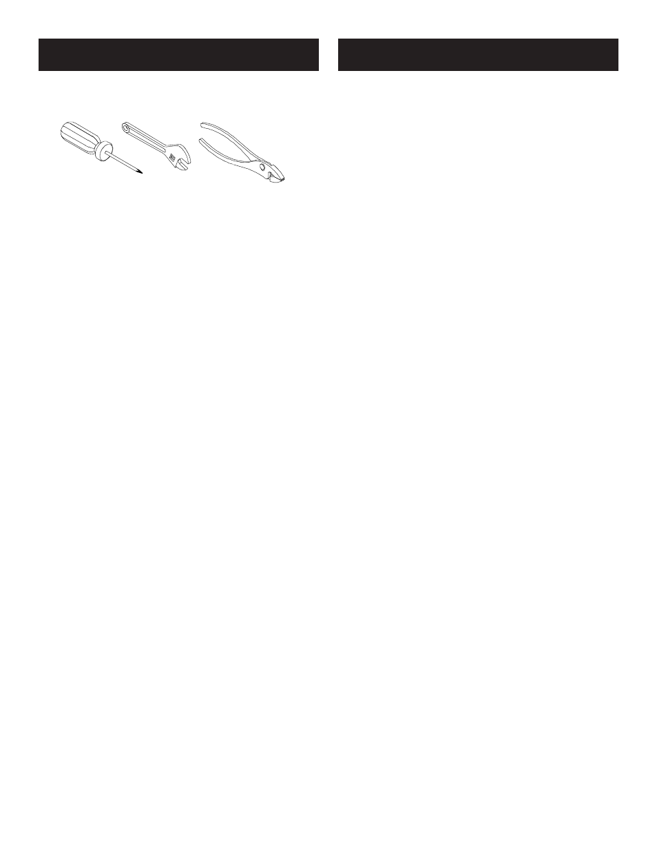 Before beginning assembly, Screwdriver, pliers and adjustable wrench | Char-Broil 466231203 User Manual | Page 4 / 16