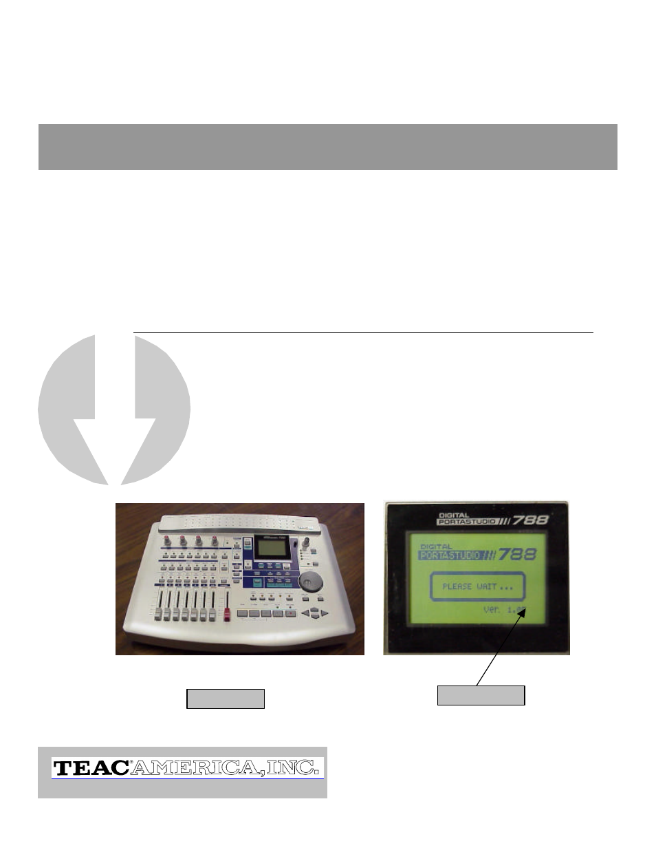 Teac 788 EPROM Update Files v1.10 Installation User Manual | 4 pages