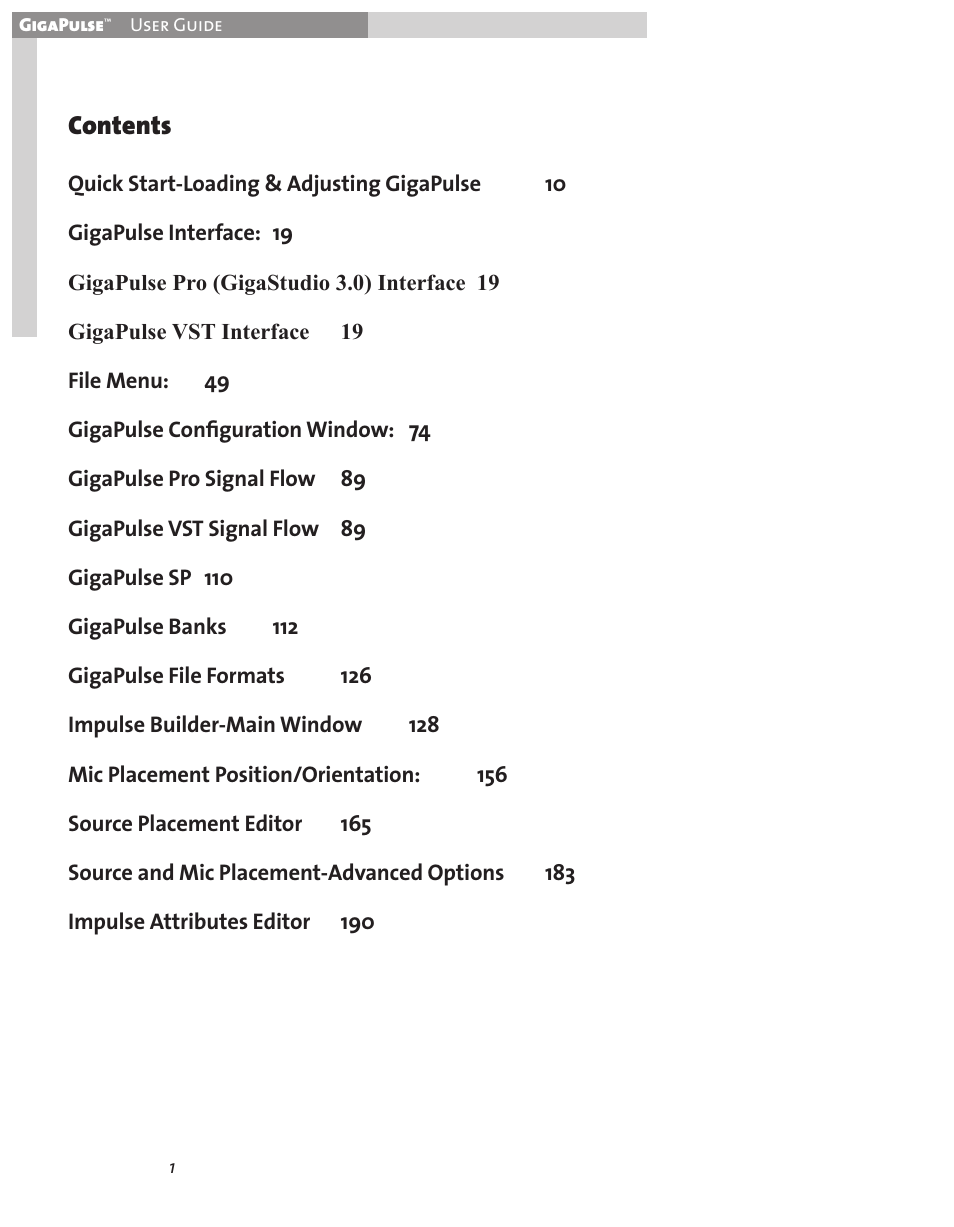 Teac GigaPulse User Manual | 191 pages