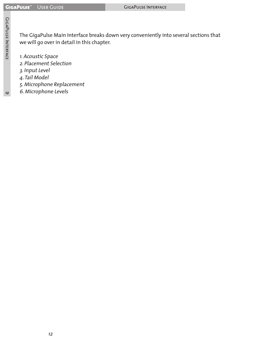 Teac GigaPulse User Manual | Page 12 / 191