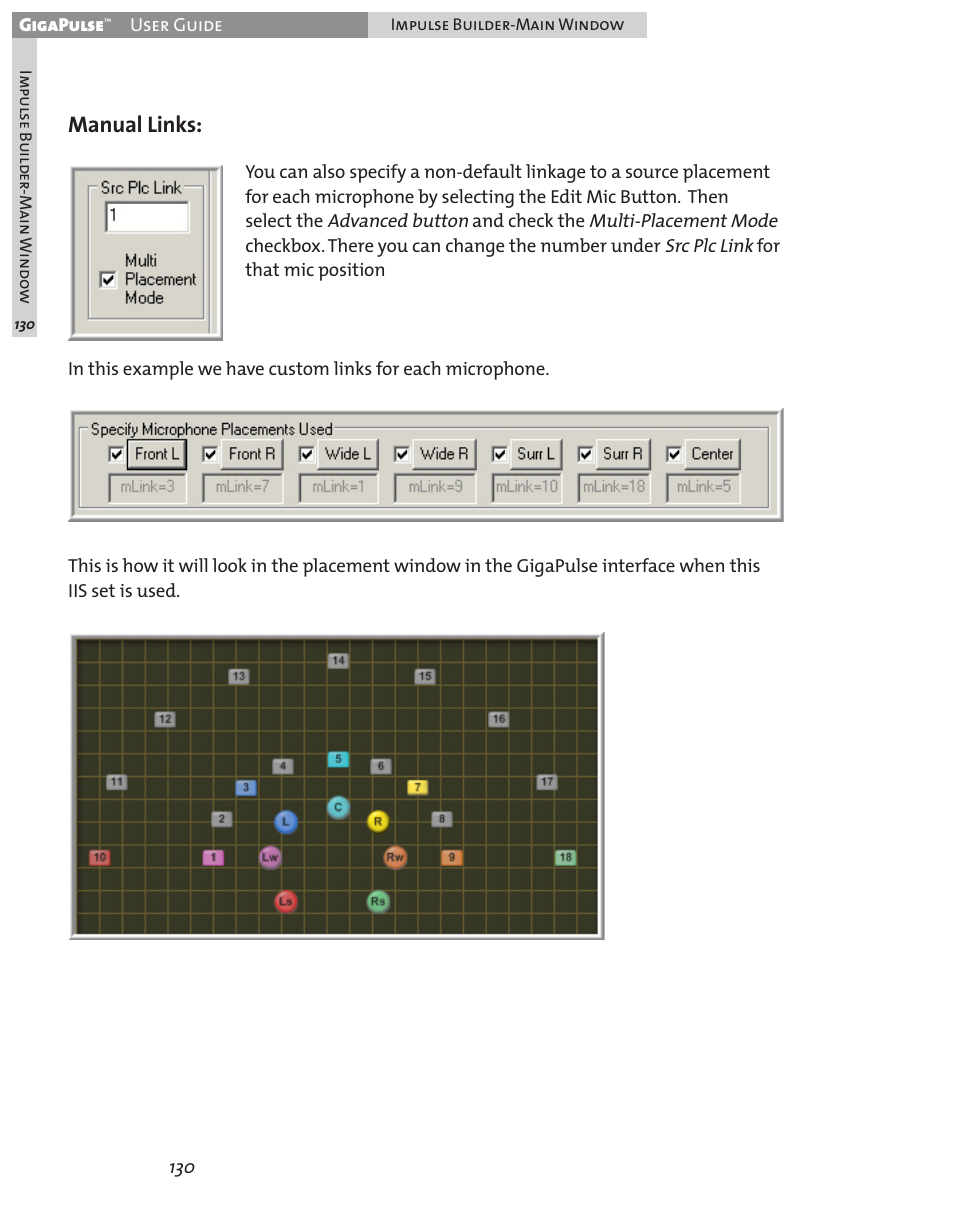 Manual links | Teac GigaPulse User Manual | Page 130 / 191