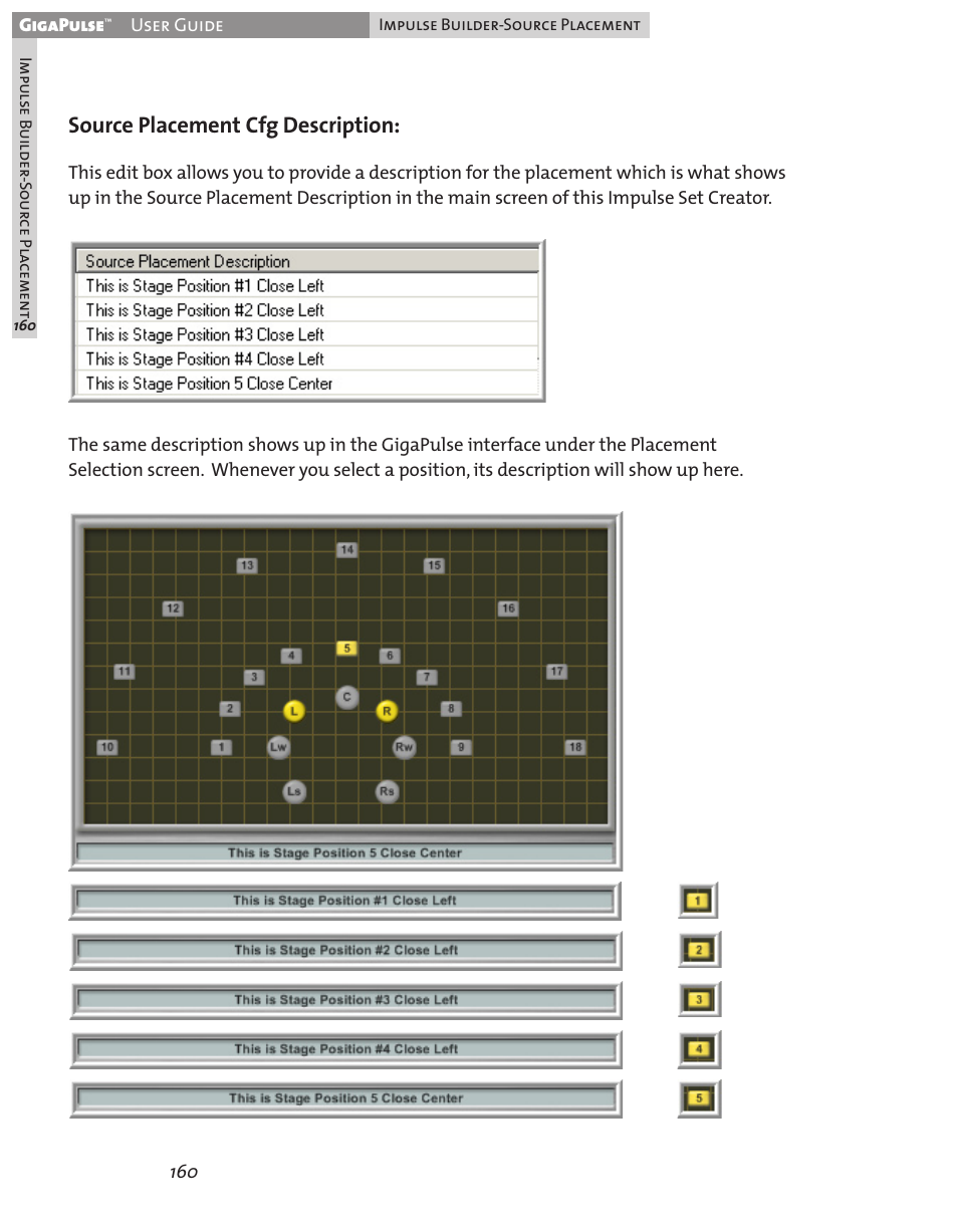 Source placement cfg description | Teac GigaPulse User Manual | Page 160 / 191