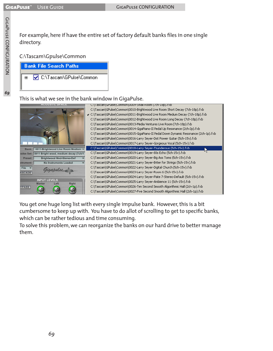 Teac GigaPulse User Manual | Page 69 / 191