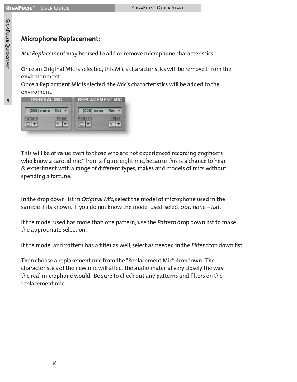 Microphone replacement | Teac GigaPulse User Manual | Page 8 / 191