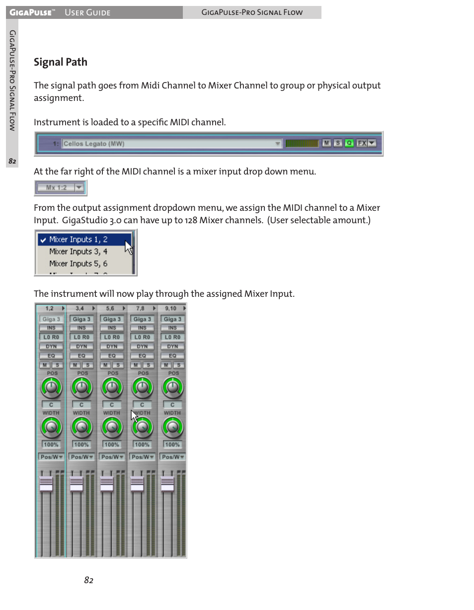 Signal path | Teac GigaPulse User Manual | Page 82 / 191