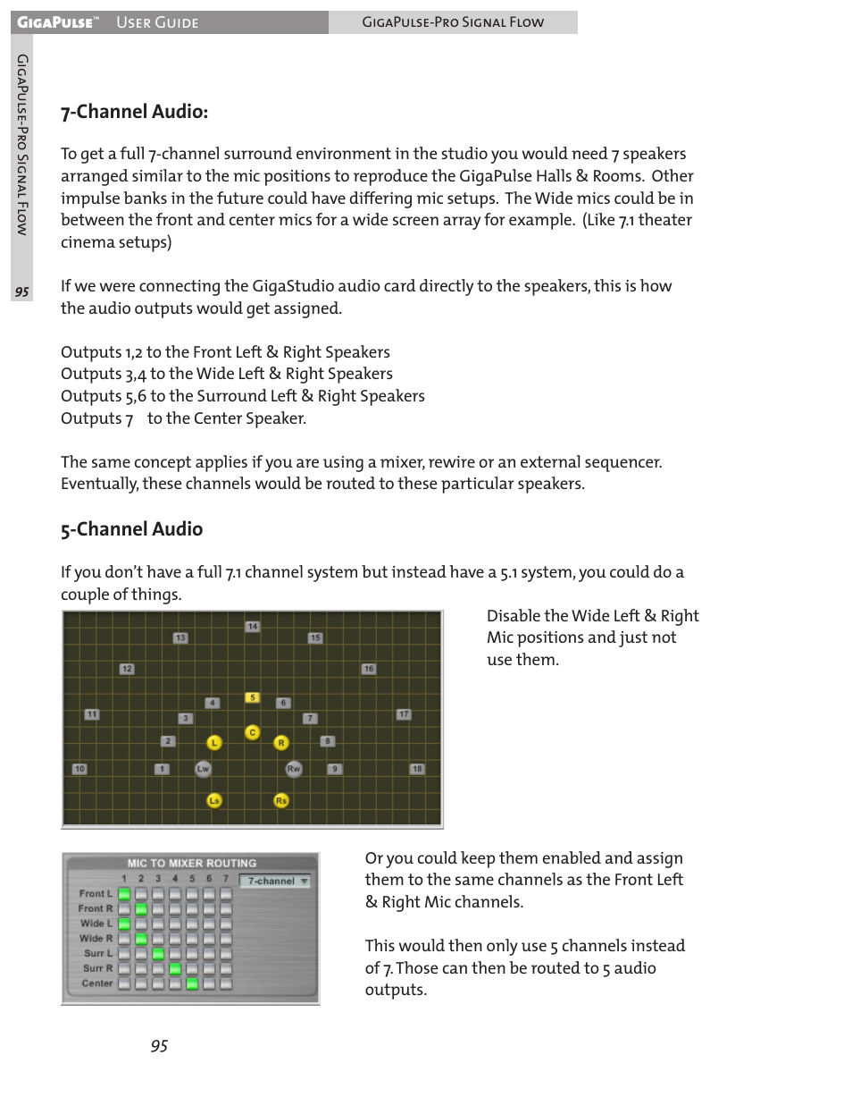 Channel audio | Teac GigaPulse User Manual | Page 95 / 191