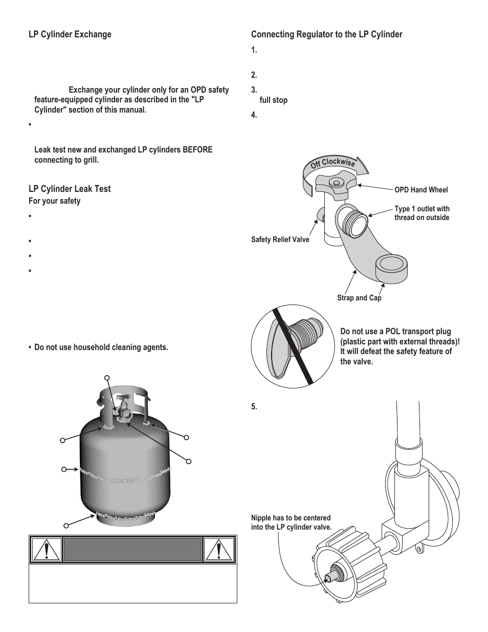 Warning | Char-Broil THE BIG EASY 7101366 User Manual | Page 5 / 20