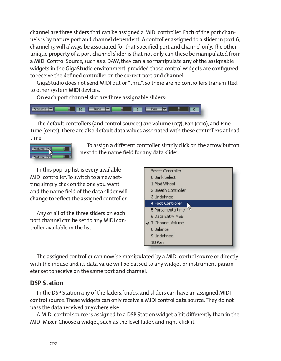 Dsp station | Teac GigaStudio 3 User Manual | Page 102 / 301