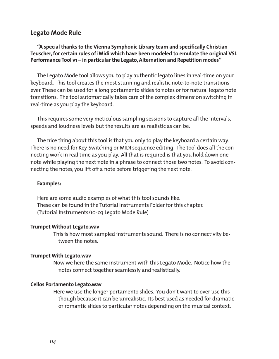 Legato mode rule | Teac GigaStudio 3 User Manual | Page 114 / 301