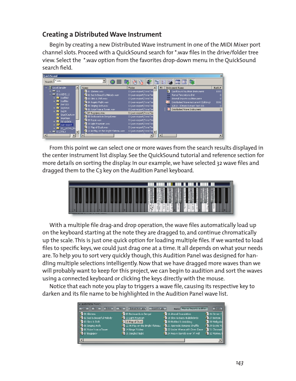 Creating a distributed wave instrument | Teac GigaStudio 3 User Manual | Page 143 / 301