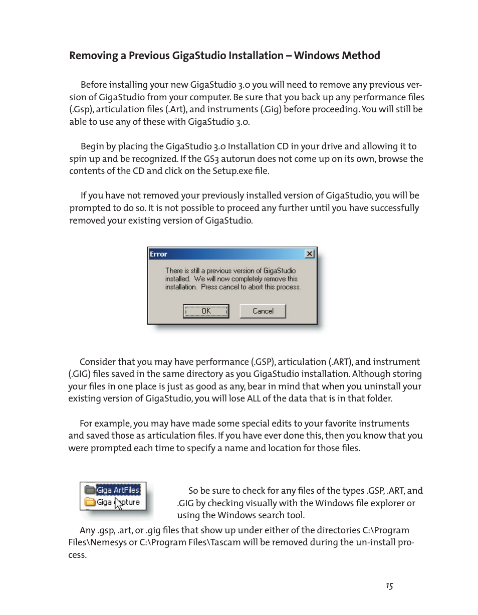 Teac GigaStudio 3 User Manual | Page 15 / 301